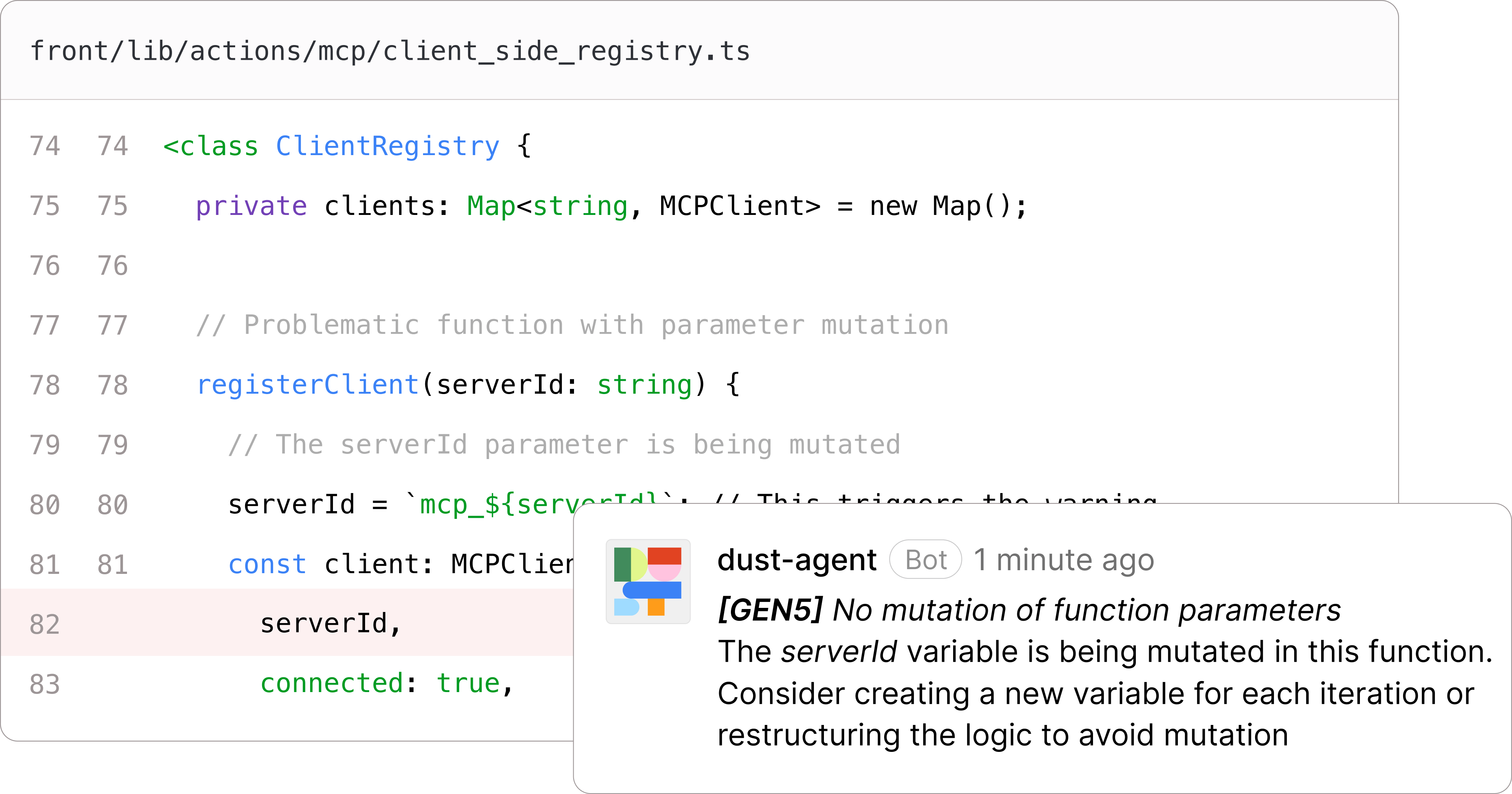 Code review 1