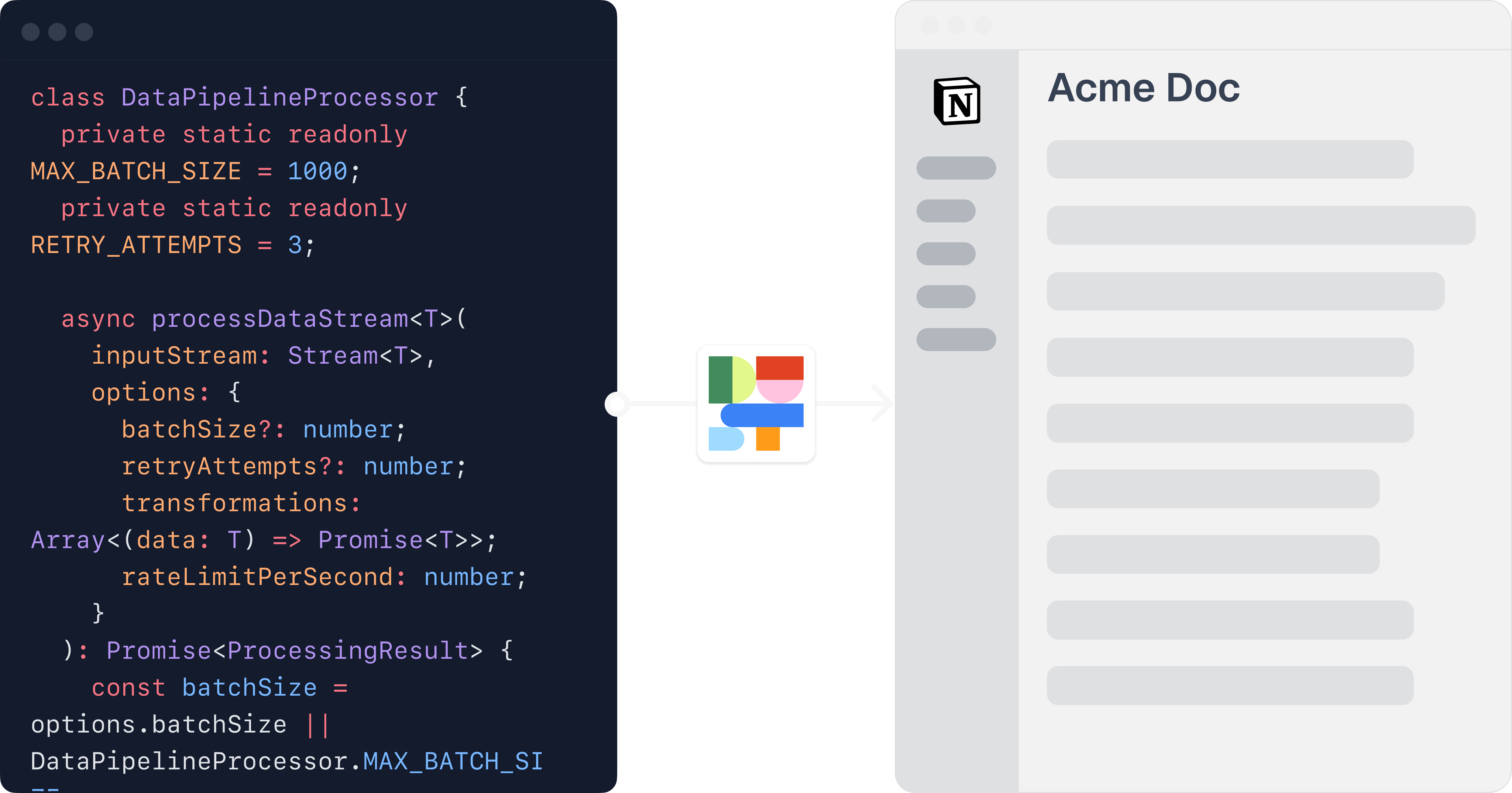 Code to doc 1