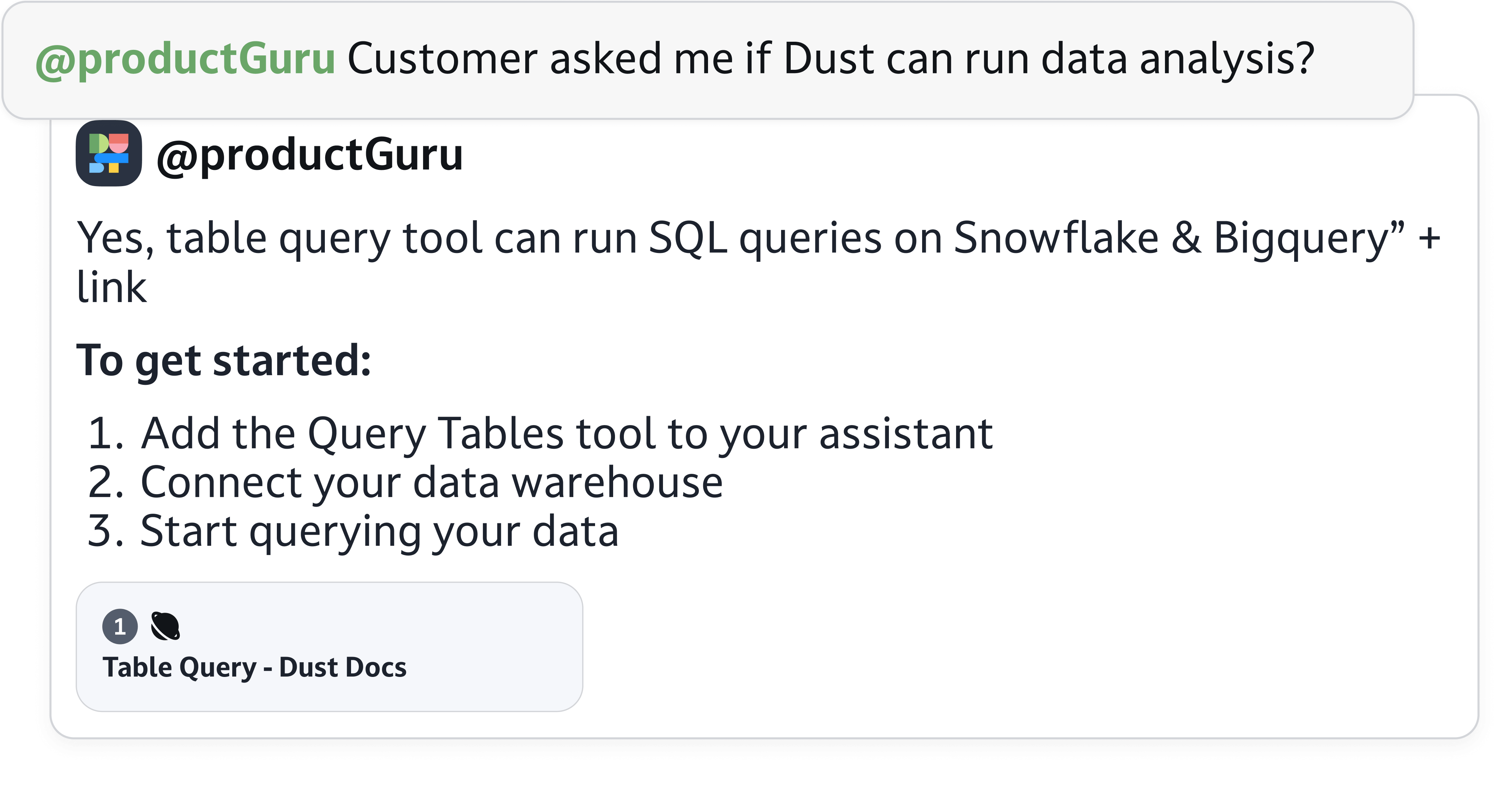 Product expert 1